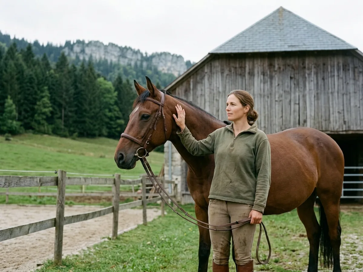 Cours d'équitation à Champagneux, Savoie