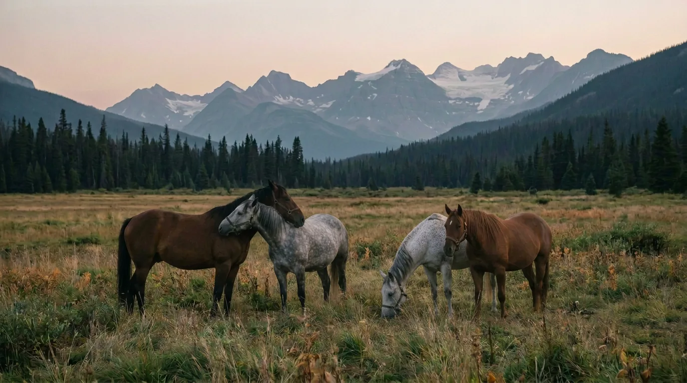 Chevaux en liberté, Élevage de la Roncière / ADP Stables, Savoie
